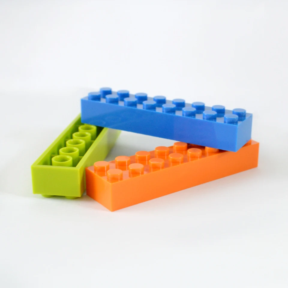 Строительные блоки Smartable 2X8 детали сделай сам с логотипом креативные игрушки для