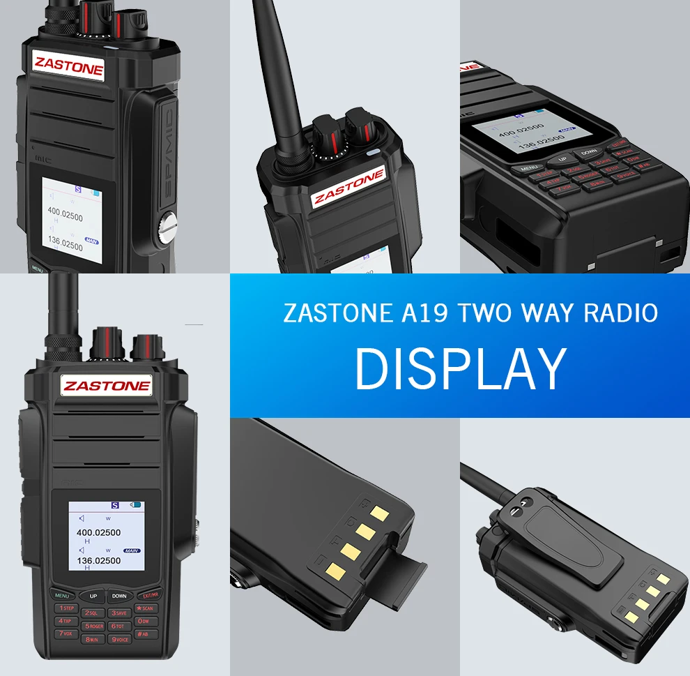 2 шт) Zastone A19 10 Вт Радио 5 км рация 136-174/400-480 МГц двухдиапазонный VHF/UHF двухстороннее радио FM Ham Радио Zastone telsiz