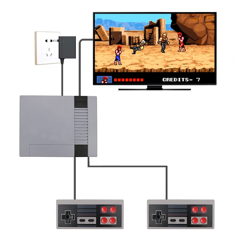 HDMI/AV выход Мини ТВ портативная Ретро видео игровая консоль для игр Nes с 500 и 600