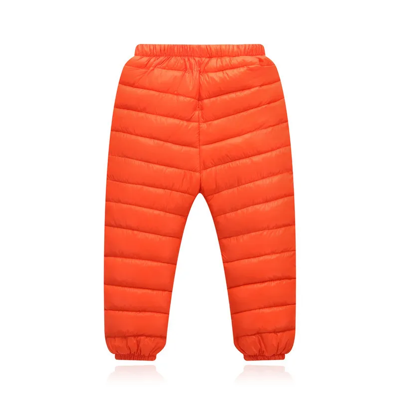 Детские леггинсы с эластичной резинкой на талии теплые штаны для мальчиков и