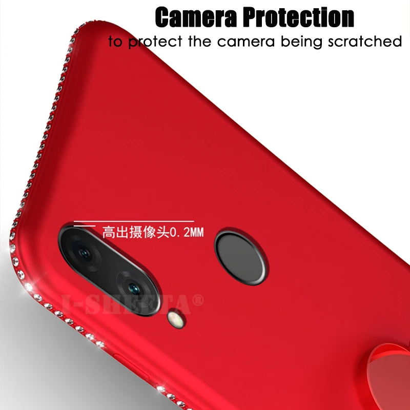 3D алмаз 360 магнитное кольцо держатель Подставка для OPPO A53 R7 Plus R7S покрытие мягкий