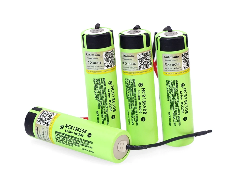 1-8 шт Liitokala NCR18650B 3,7 V 3400mAh 18650 перезаряжаемая литиевая батарея для батареи+ DIY Linie