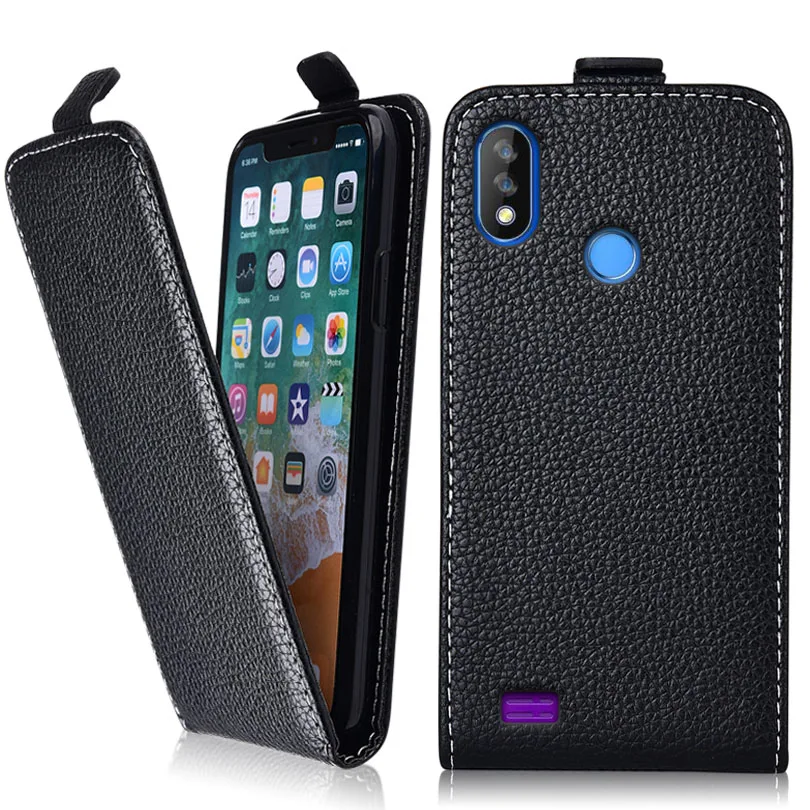 Флип-чехол для HomTom C8 деловой винтажный Чехол чехол 100% специальный из ПУ и пуха