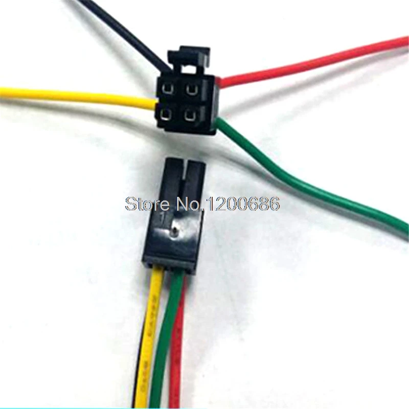 Двухрядный соединитель Molex Micro Fit 20 см 22AWG разъем 3 0 мм MX3.0 5557 4P 2*2 черное провод с