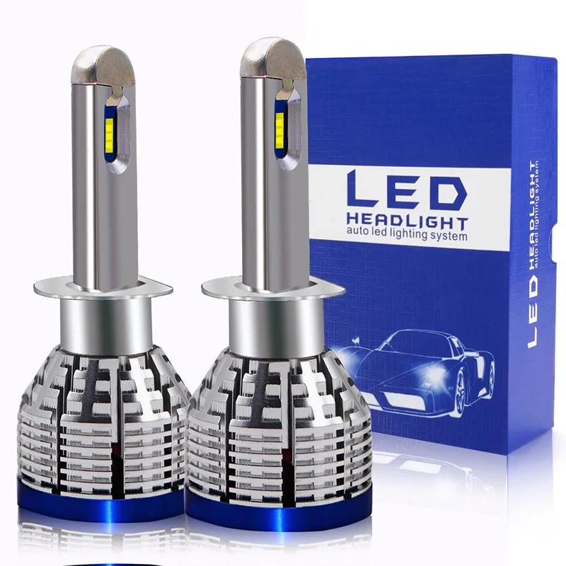 2X белый H1 H4 H7 H8 H9 H11 9005 HB3 9006 HB4 9012 светодиодный налобный фонарь 20000LM 200W головной светильник s комплект лампы Противотуманные фары светильник 12V