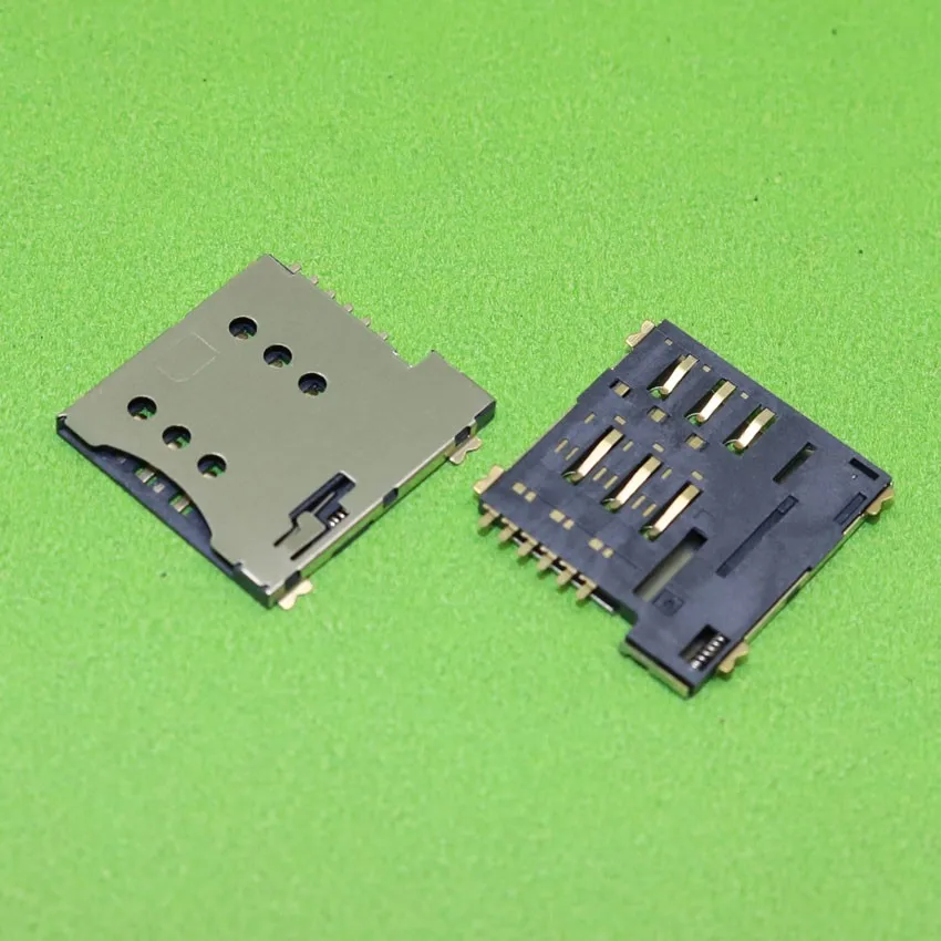 ChengHaoRan 6pin push micro sim-карты гнездо держатель Слот Замена разъема, KA-306