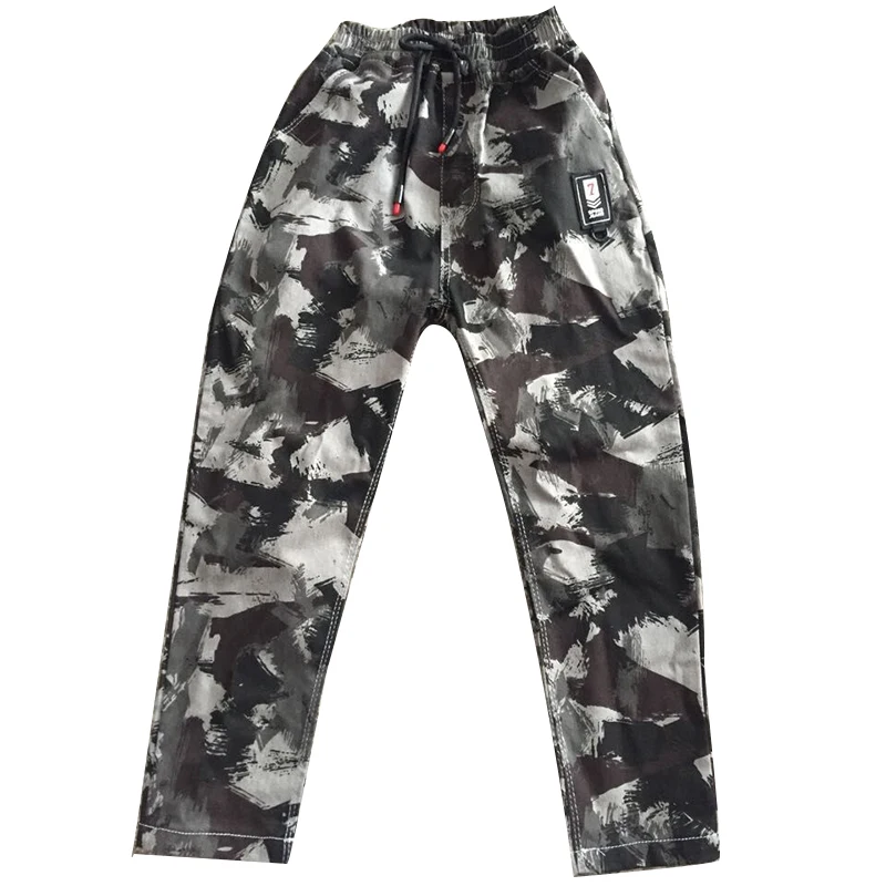 Одежда для мальчиков-подростков новые детские камуфляжные брюки штаны мальчиков