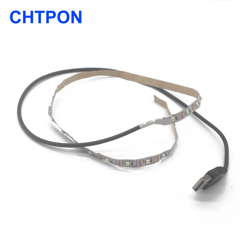 5 В 50 см 1 м 2 3 4 USB кабель питания светодиодный Светодиодная лента светильник SMD 3528