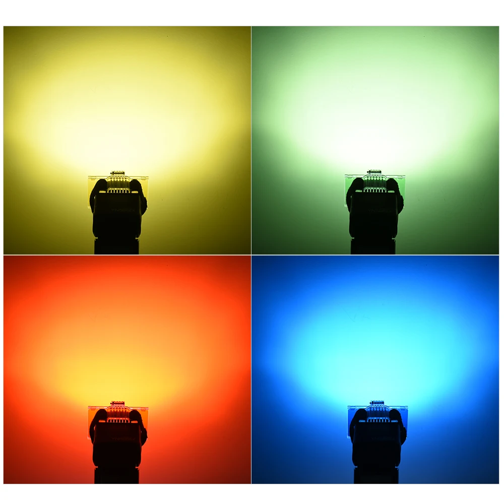 Фотовссветильник шка FalconEyes с цветным гелевым фильтром Speedlite серебряным