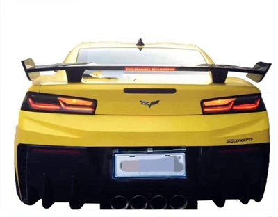 ABS спойлер заднего крыла багажа для Chevrolet Camaro ZL1 GT - Цвет: Without LED light