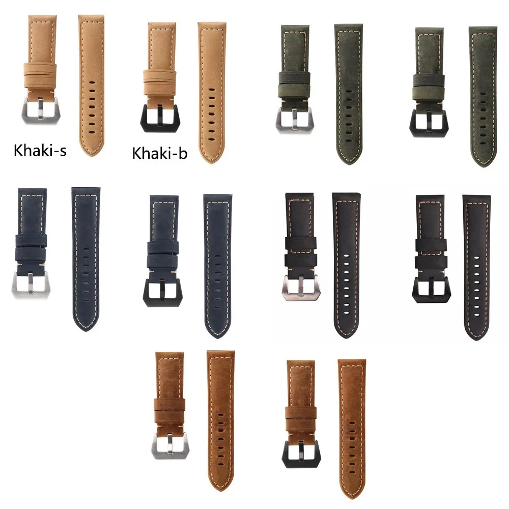 Ремешок для часов Crazy Horse из натуральной кожи для Huami Amazfit Bip BIT PACE Lite Youth с классической пряжкой, сменный ремешок для часов