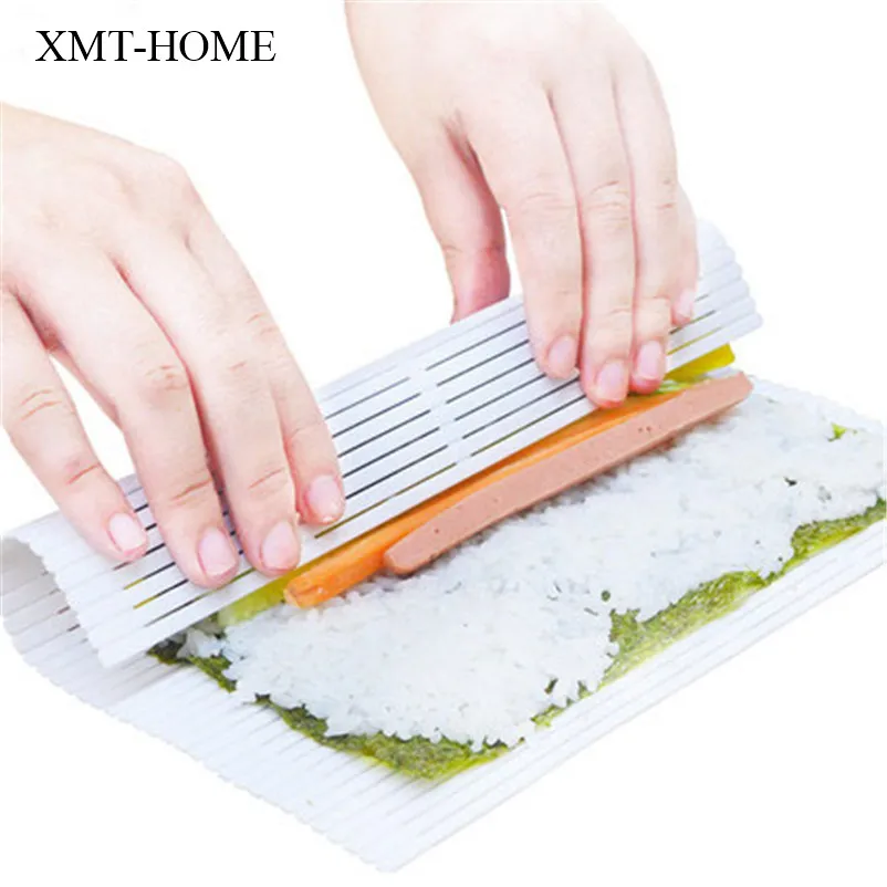 

XMT-HOME Sushi rolling mat plastic PE non-mold sushi roller maker rolling mats 1pc