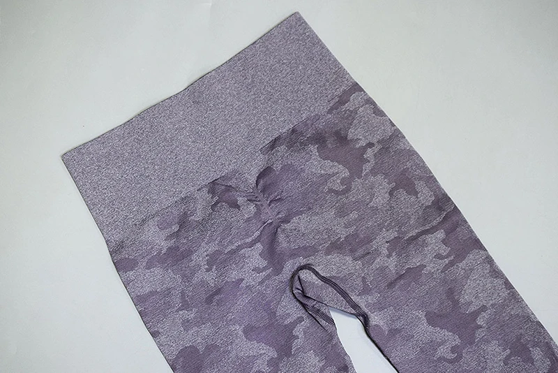 SALSPOR Camo Seamless Yoga Set Women Shark Fitness Clothing Camo Leggings+ High Impact Sport Bra 2 Pcs Gym Sportswear Tracksuit