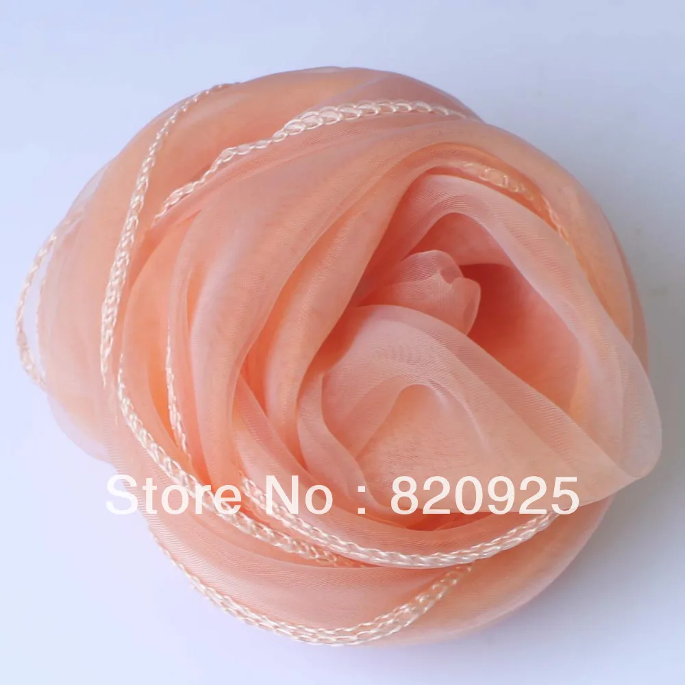 10 pcs 30cm X 275cm Coral One Sheer Organza Table Runner Wedding Party Banquet Decoration | Дом и сад