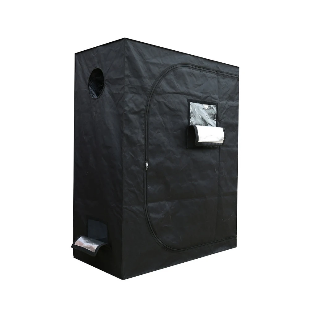 80X80X160 см 100X100X200cm Внутренняя защита от атмосферных воздействий гидропоника, шатер для выращивания, Гроу-рум для коробка для выращивания растений, светоотражающий майлар сад Теплицы