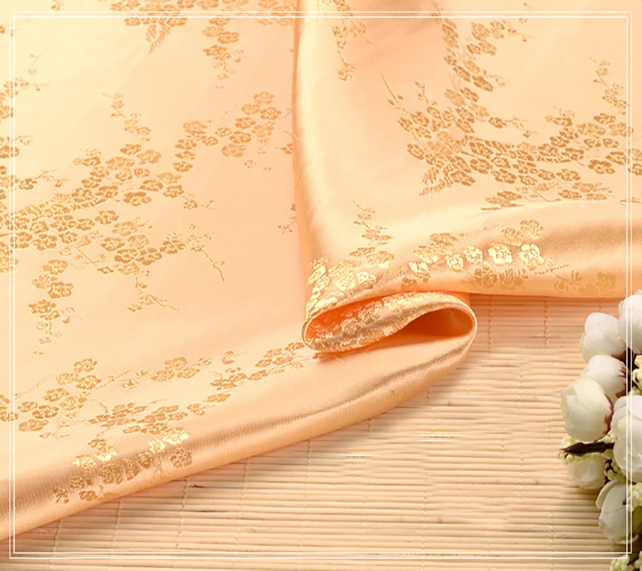 Парчовая ткань в стиле сливы дамасский жаккард обивка костюма занавеска сделай