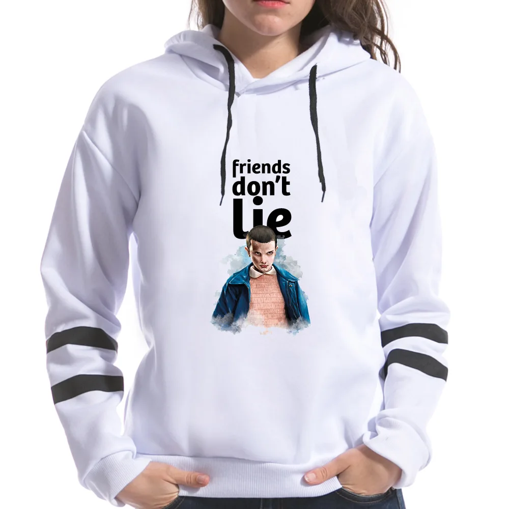 Женские толстовки с капюшоном и длинными рукавами Friend Dont Lie весенние принтом Don't