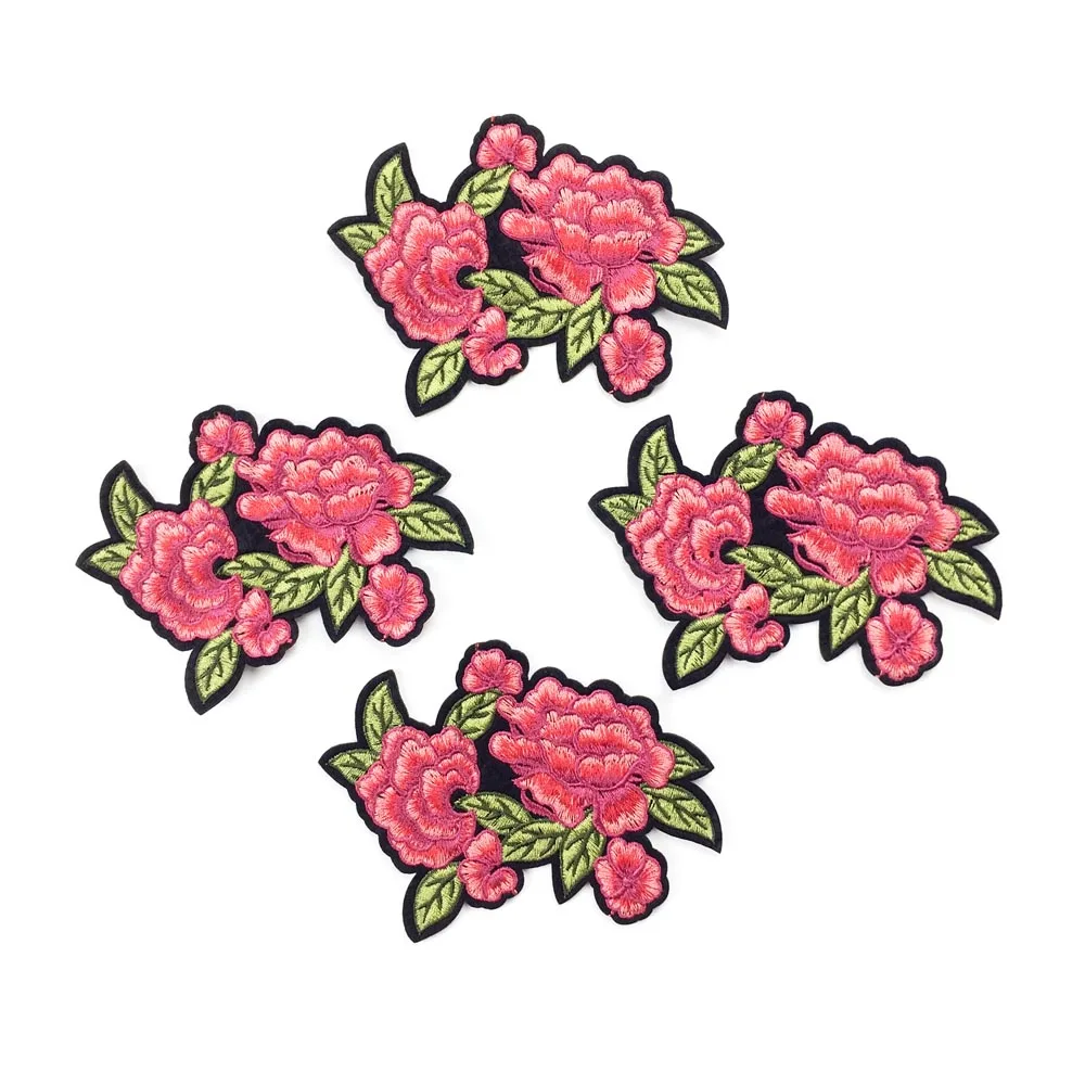 5 шт. патчи с вышивкой в виде Розы|patch iron on|iron on patchesiron |