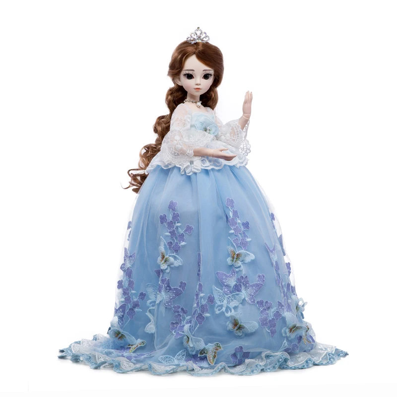 Принцесса Анна 1/3 60 см BJD SD куклы новое поступление с платьем парики Shose Hat макияж