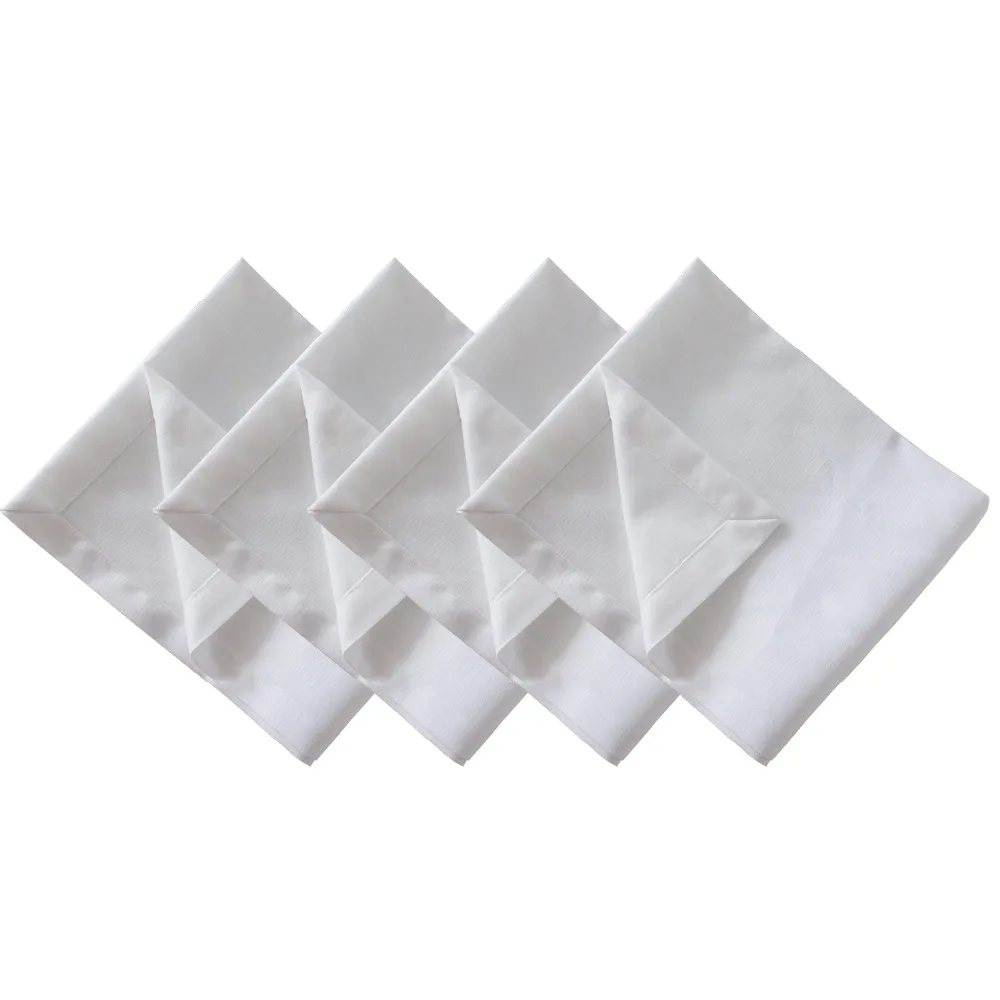 Промоакция набор из 4 скатертей для стола поли/хлопчатобумажный холст