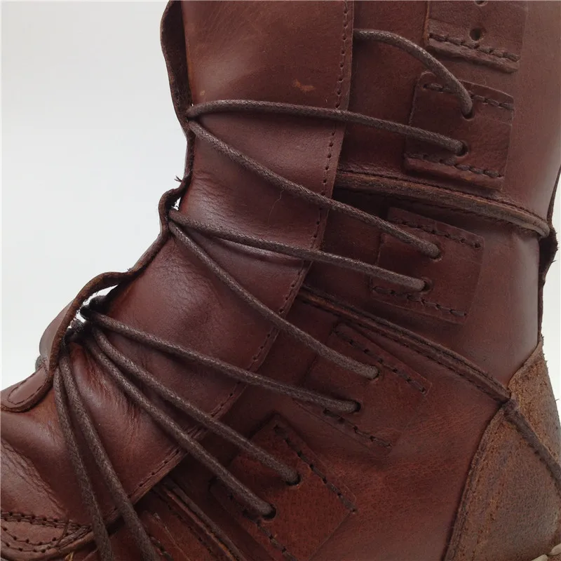 Лидер продаж; Botas Goticas Hombre; зимние мужские ботинки из натуральной кожи; обувь в стиле панк; ND50