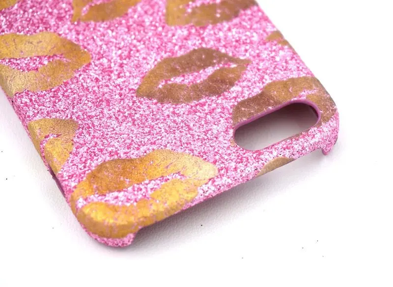 S-what Fashion Sexy Red Lip Flash powder Case For iphone 7 iphone7 6 6S Plus Phone Cases lips Soft Shining Cover Capa |