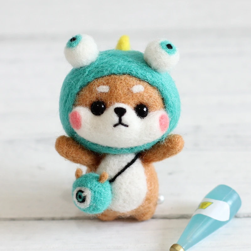 NEW 1pcs Handmade doll material package Deer Shiba Inu Kawaii Santa Claus Birthday Gifts Kids Toys Toy s for Children Peluche | Игрушки и