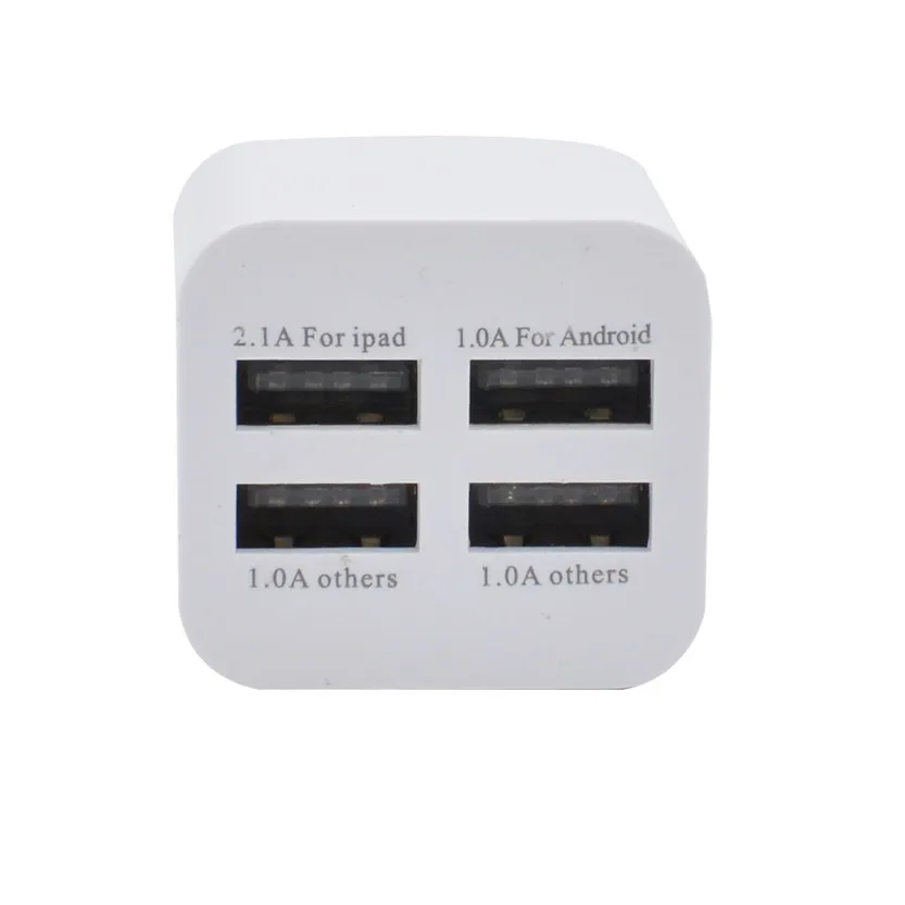 USB charger 5.1A 4 in 1 Port EU Plug Home Travel Wall Charger AC Power Adapter for Phone SZ0426#2 | Электроника