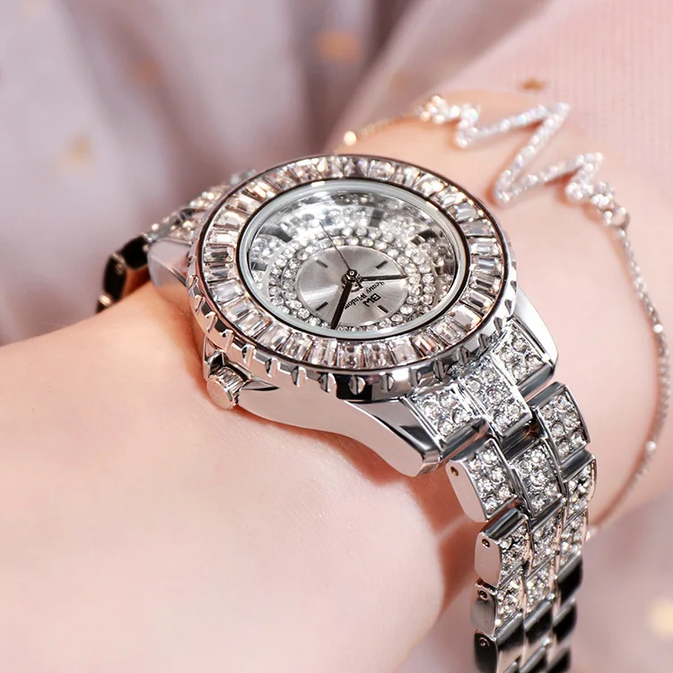 Top Luxury Brand Women Watch Quartz Gold Watches Waterproof Lady Wrist Diamond Bracelet Clock reloj mujer-women | Наручные часы