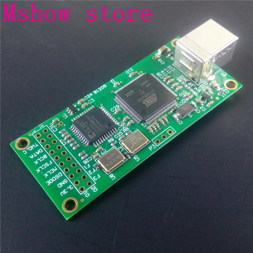 Оригинальный итальянский Amanero цифровой интерфейс USB поддержка 384K I2S DSD 512 Super XMOS для