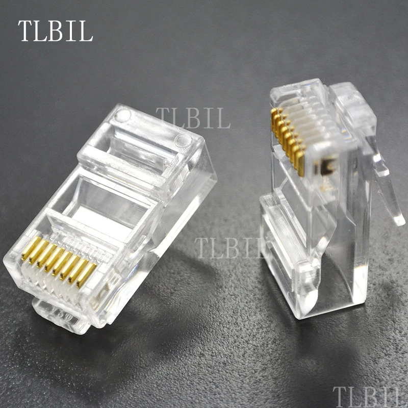 10 шт. 4P4C 6P2C 6P4C 6P6C 8P8C телефон Интернет модульный разъем Jack RJ9 RJ11 RJ45