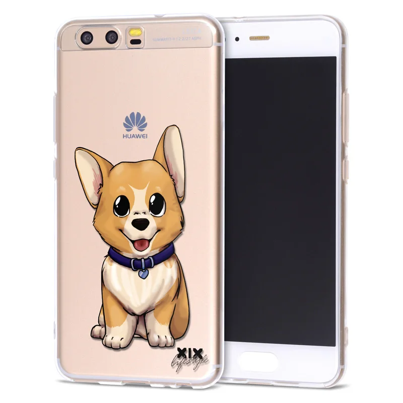 Для huawei P8 Lite чехол для собак мягкий чехол huawei P9 Lite чехол для P8 P10 P20 Lite Pro Plus P Smart Honor 9 для mate 10 Lite
