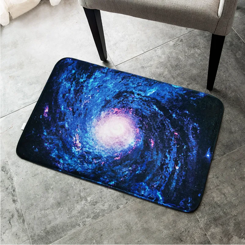 

Nordic 3D Starry Sky Carpet 100% Polyester Fabric Non slip for Living Room Area Rugs for Adults Kids Room Floor Door Mats