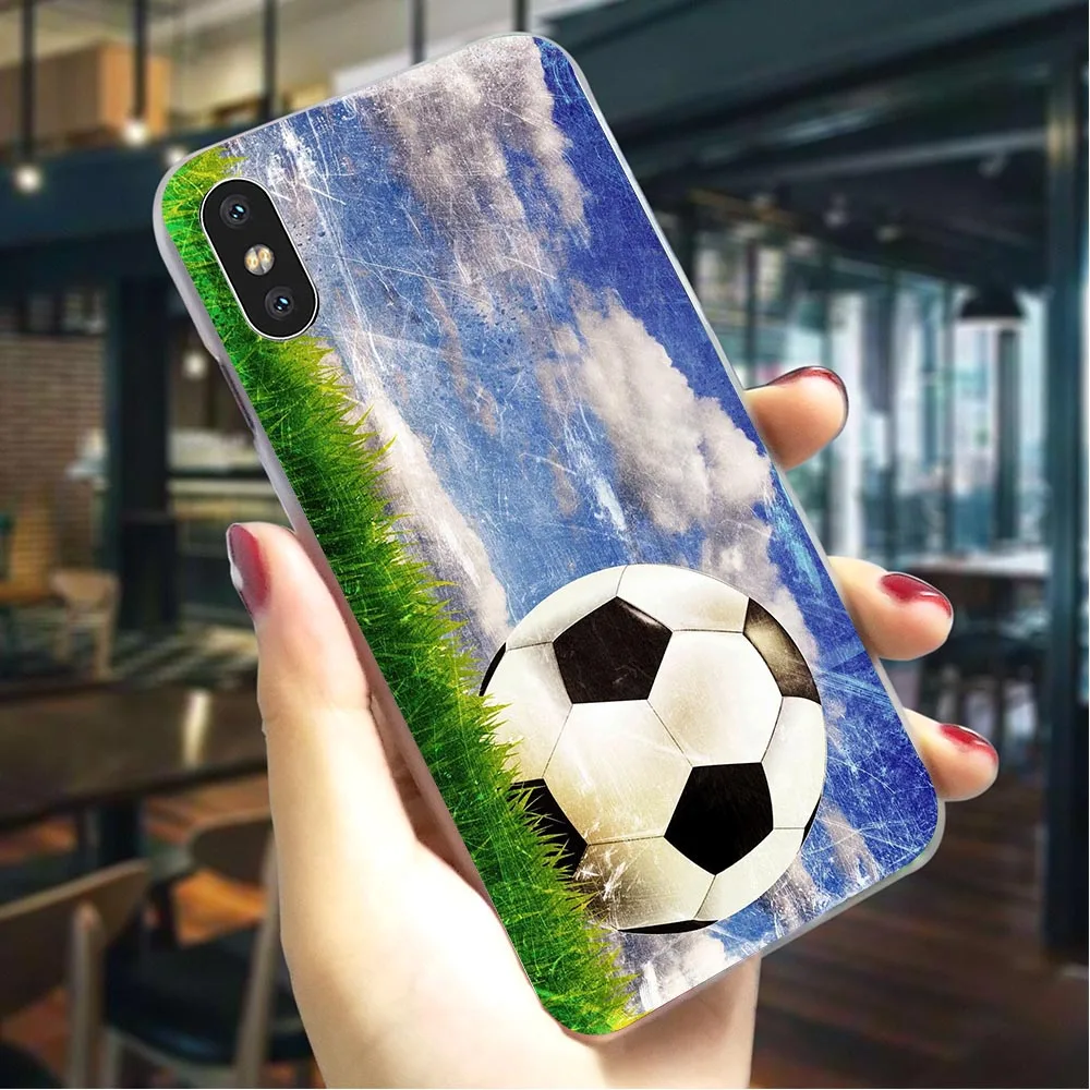 Чехол для телефона для спорта, футбола, iPhone 6S, 5 5S, SE 6/6, 6S Plus, 7, 8/7, 8 Plus, X, XS, XR, Xs Max, Жесткий Чехол, ультратонкий - Цвет: K0760304