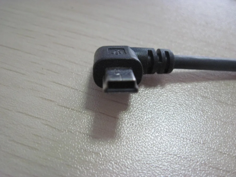 50 шт. --- правый угол мини USB b папа к женскому данных/зарядный кабель шнур для