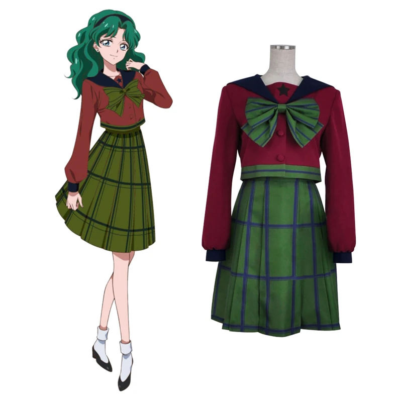 Костюм школьной формы Сейлор Муген из знака бесконечности Michiru Kaiou Hotaru Tomoe костюм