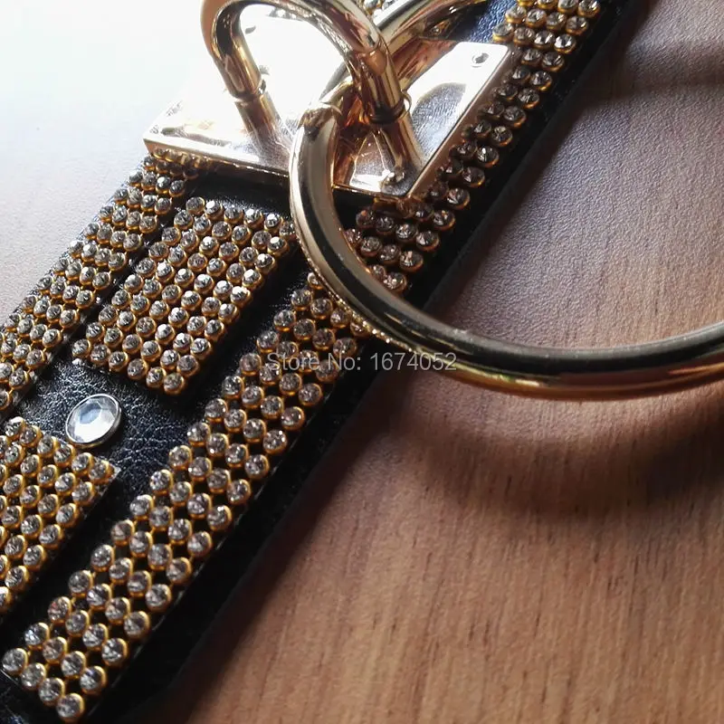 Роскошный стильный Фетиш кожаный чокер оверсайз Exagerate широкополосный большой O