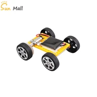 1pcs mini solar powered toy diy car kitsolar panel powered car