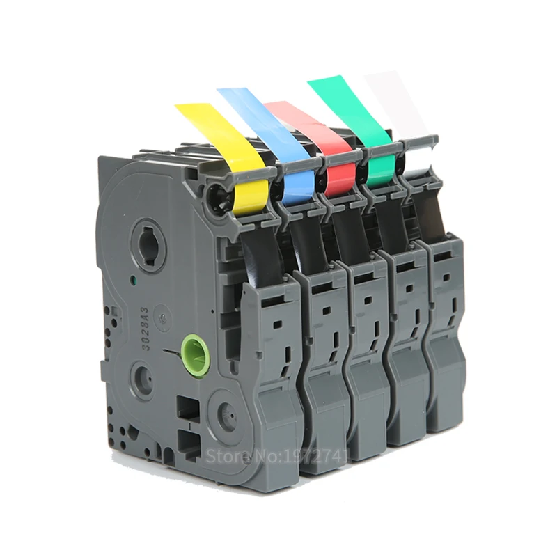 HWDID 5PK смешанные цвета TZe 231 431 531 TZ 631 tze 731 производитель этикеток/лента 12 мм x 8 м для