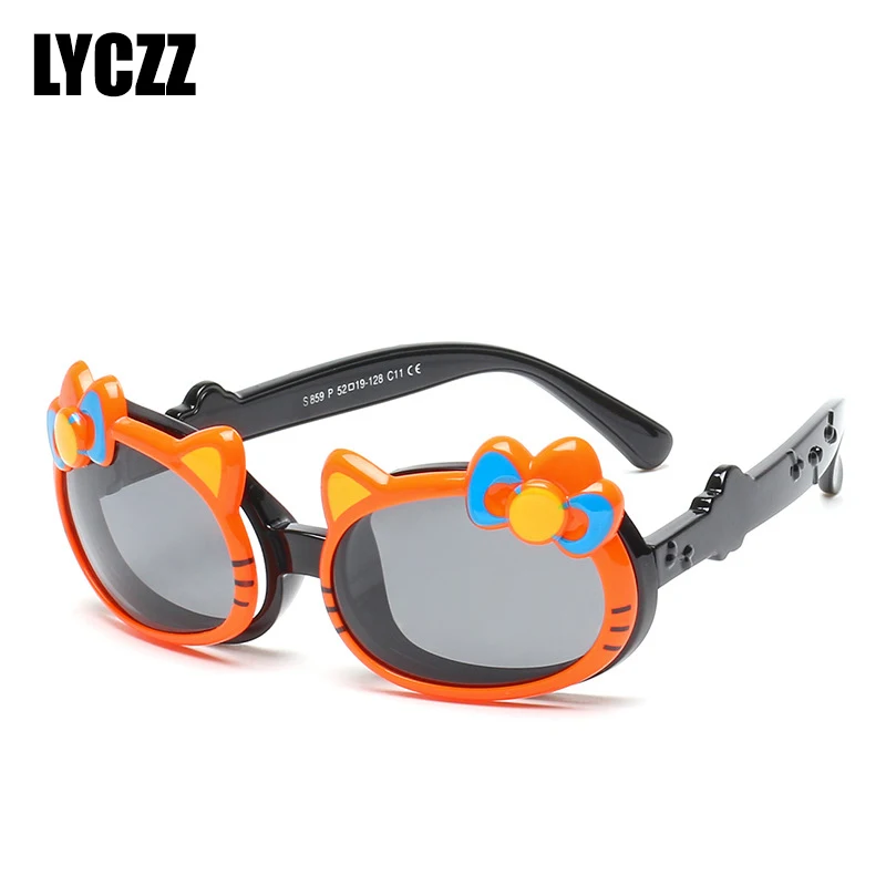 Lyczz Бренд аксессуары для глаз солнцезащитные очки защита от солнца Стекло es детей