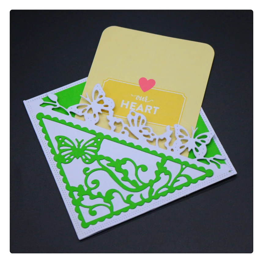 Металлические штампы для скрапбукинга YINISE трафареты Обложка карт сделай сам