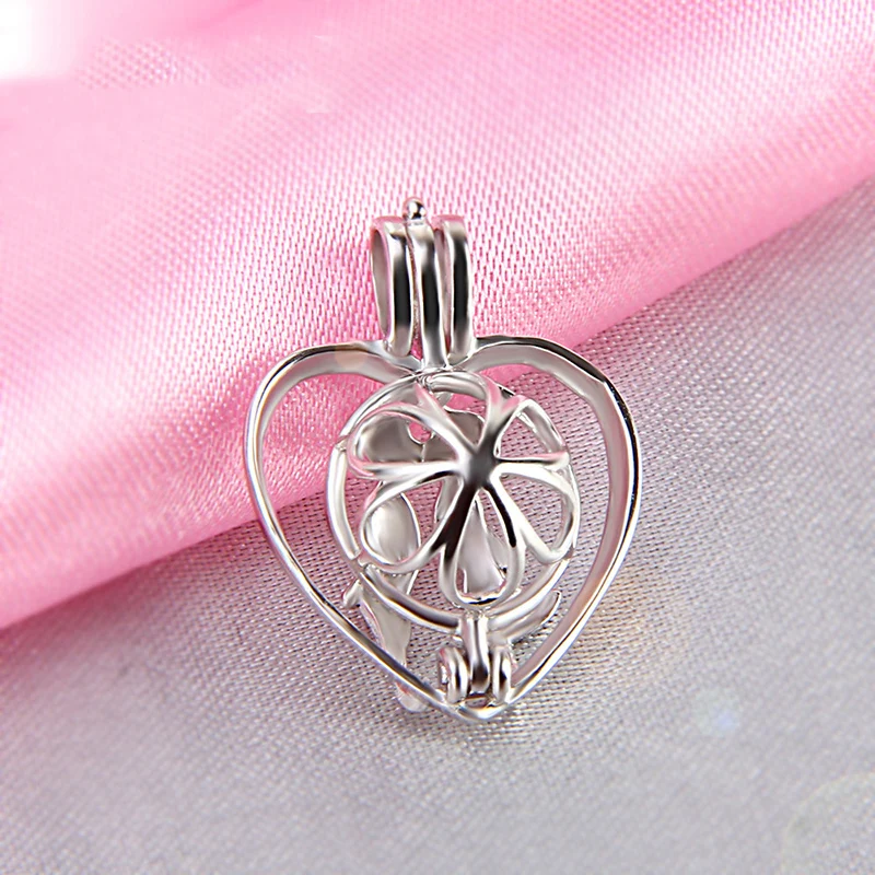 Ювелирные изделия CLUCI из серебра 925 пробы кулон в виде целующегося сердца для