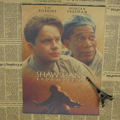 Shawshank Redemption классический старый фильм плакаты ретро ностальгия крафт вдохновляющая декоративная живопись, плакаты, живопись ядро