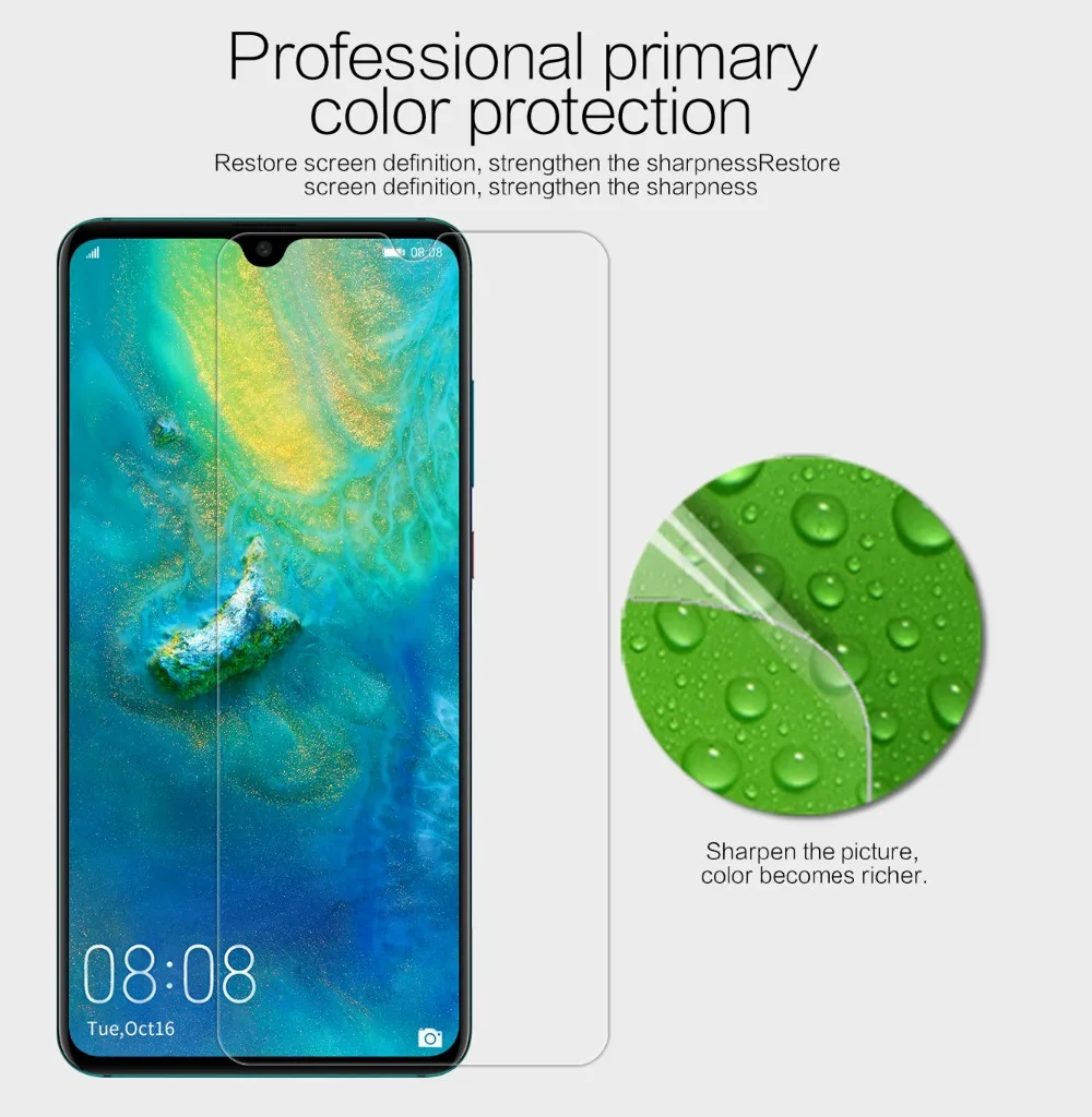 2 шт./лот для huawei mate 20 NILLKIN Супер прозрачная защитная пленка против отпечатков пальцев или матовая защитная пленка для экрана huawei mate 20
