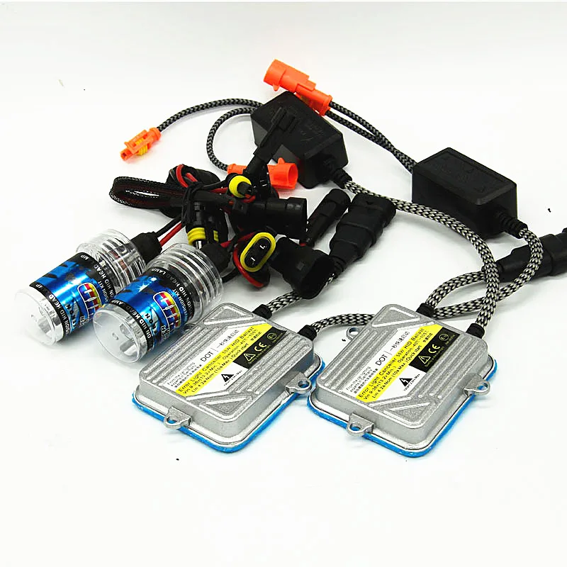 H7 55W тонкий балласт комплект HID ксеноновая фара Лампа 12V H1 H3 H11 h7 9005 9006 ксенон hid 4300k
