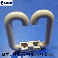 50pcs cable manager ring abs plastic for distribution box cable management for network cabinet white 535310mm factory elink