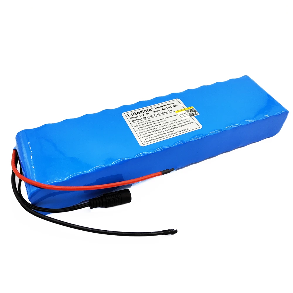 Liitokala DC 24V 10ah 18650 батарея литиевая 29 4 V электрический велосипед