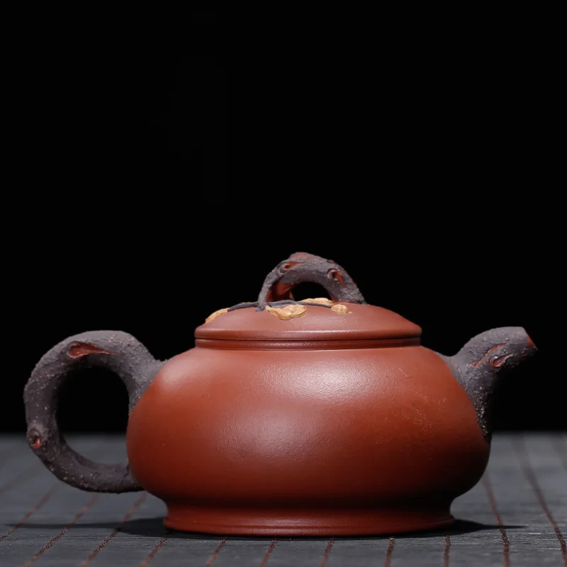 Mine Purple Mud Jade Plum Pot Flower Painting National Senior Engineer Zhu Hongjun Teapot Collection Delivery | Дом и сад