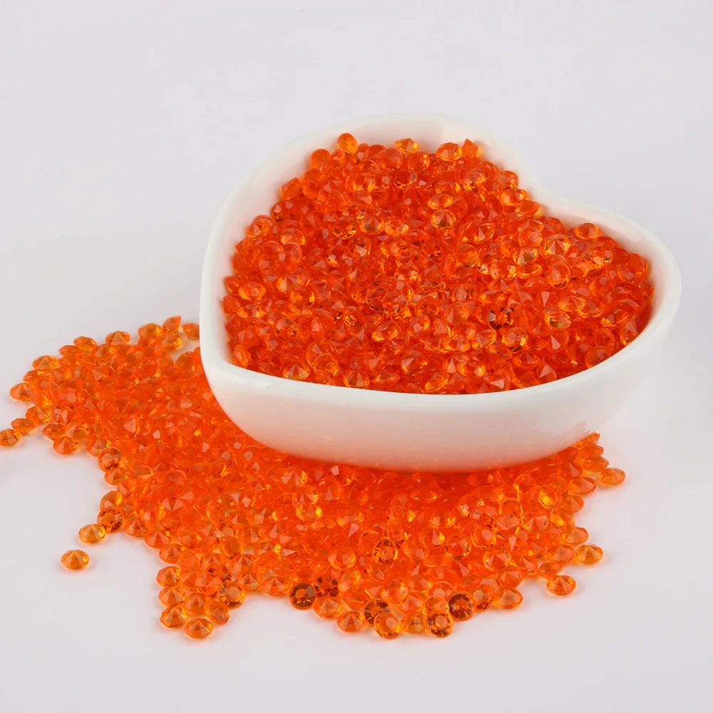 2000 шт. 4 5 мм красочное свадебное украшение кристаллы Алмазный стол конфетти