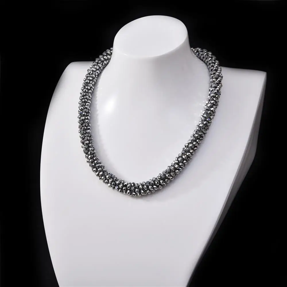 Женское колье-чокер Винтажное колье с кристаллами цепочка для тенниса 2019 |